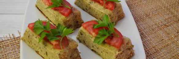 суфле из кабачков и белых грибов