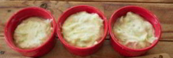 суфле из кабачков с грибным соусом