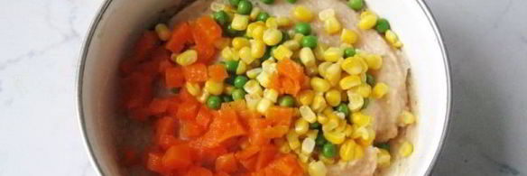 суфле из курицы с овощами