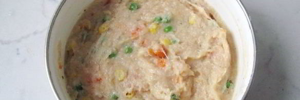 суфле из курицы с овощами