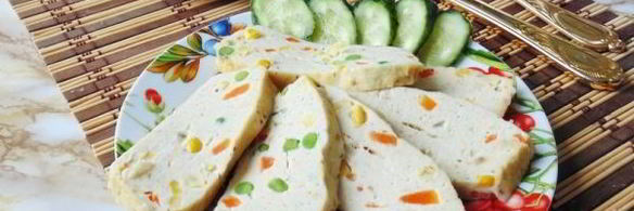 суфле из курицы с овощами