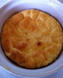 Суфле из мягкого сыра Альметте с травами