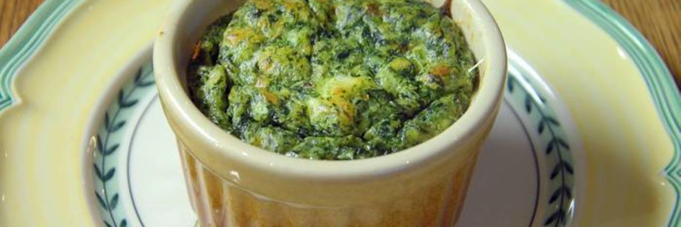 Суфле из шпината и моркови