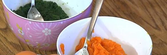 суфле из шпината и моркови