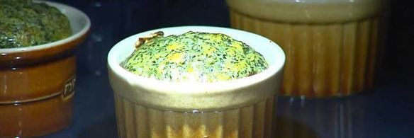 суфле из шпината и моркови