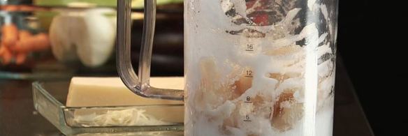 суфле из судака с овощным жюльеном