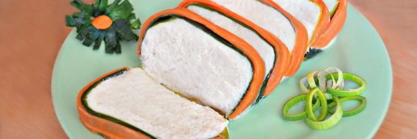 Суфле из цветной капусты с морковью и луком-пореем