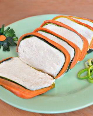 Суфле из цветной капусты с морковью и луком-пореем