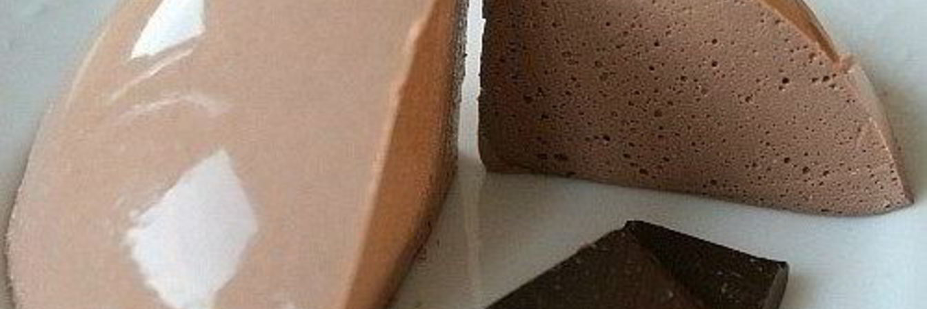 Суфле из творога со вкусом горького шоколада