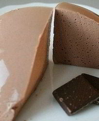 Суфле из творога со вкусом горького шоколада