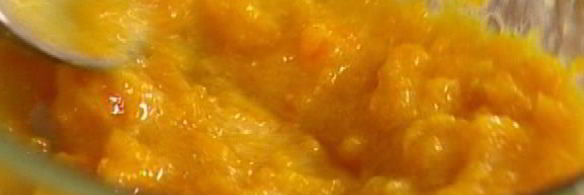 суфле из взбитых яиц с курагой