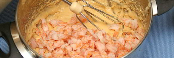 суфле с креветками