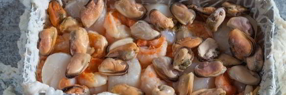 суфле с морепродуктами