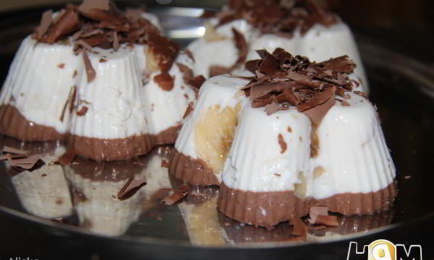 Рецепт суфле творожно-банановое с шоколадом