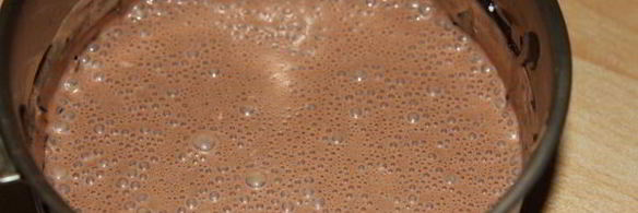 суфле творожно-банановое с шоколадом