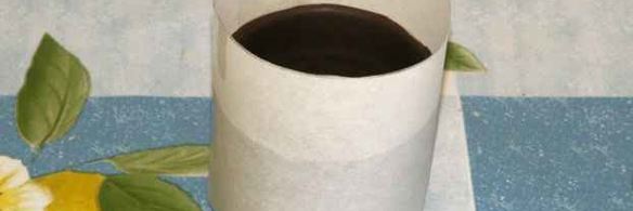 суфле в шоколадных стаканчиках