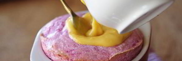 свекольное суфле с апельсиновым курдом