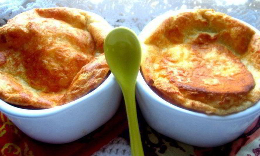 Рецепт сырного суфле с горчицей