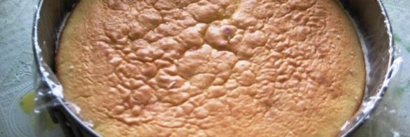 торт-суфле с фруктами