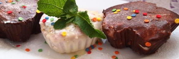 творожно-малиновое суфле