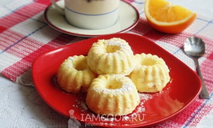 Рецепт творожного суфле с апельсином в духовке