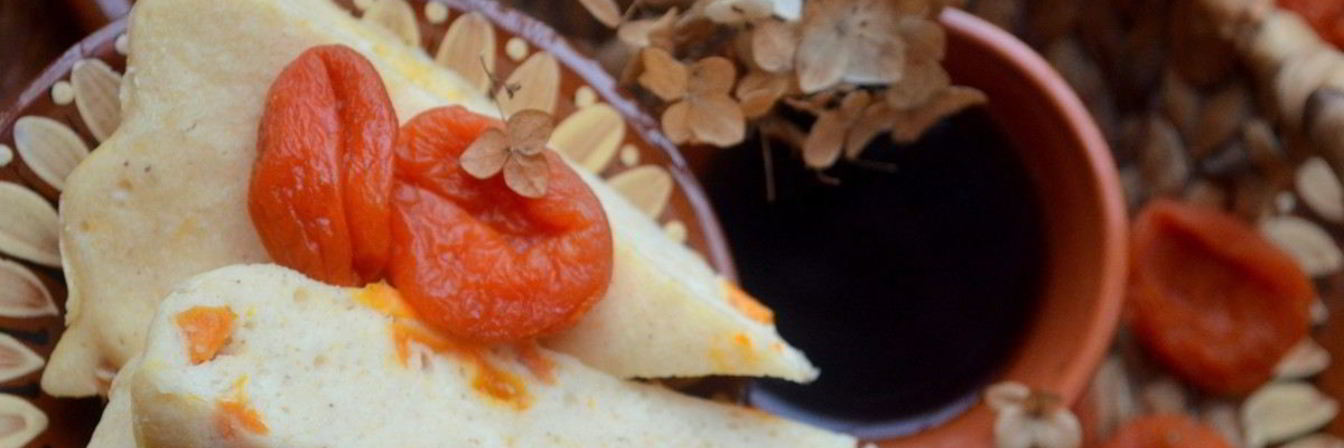 Творожное суфле с курагой