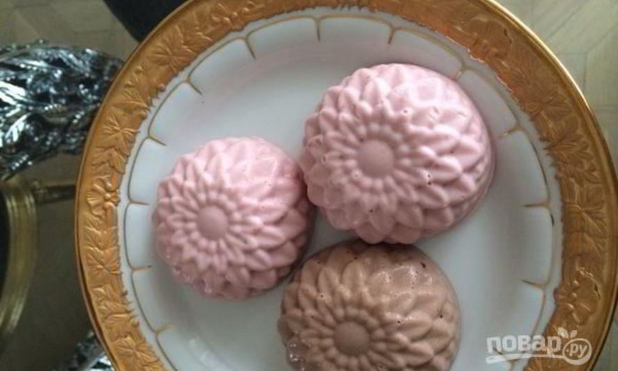 Рецепт творожного суфле с желатином