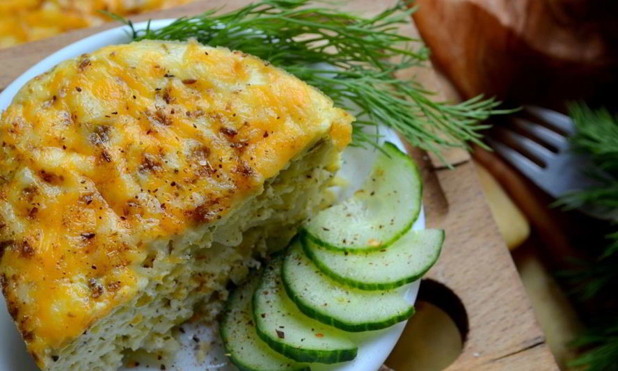 Рецепт творожного суфле со свежей капустой