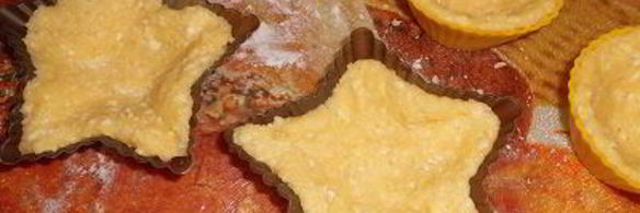 творожные корзиночки с шоколадным суфле