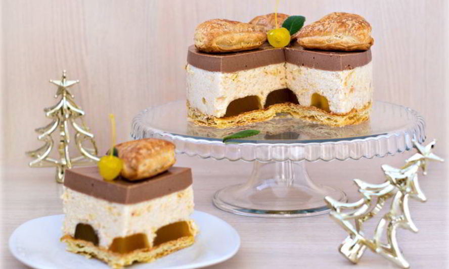 Рецепт яблочно-шоколадного торт-суфле