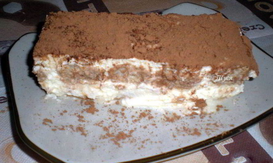 Рецепт тирамису