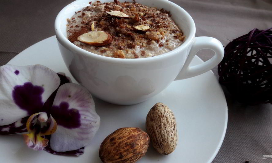 Рецепт вкусного десерта из творога с бананом и кофе