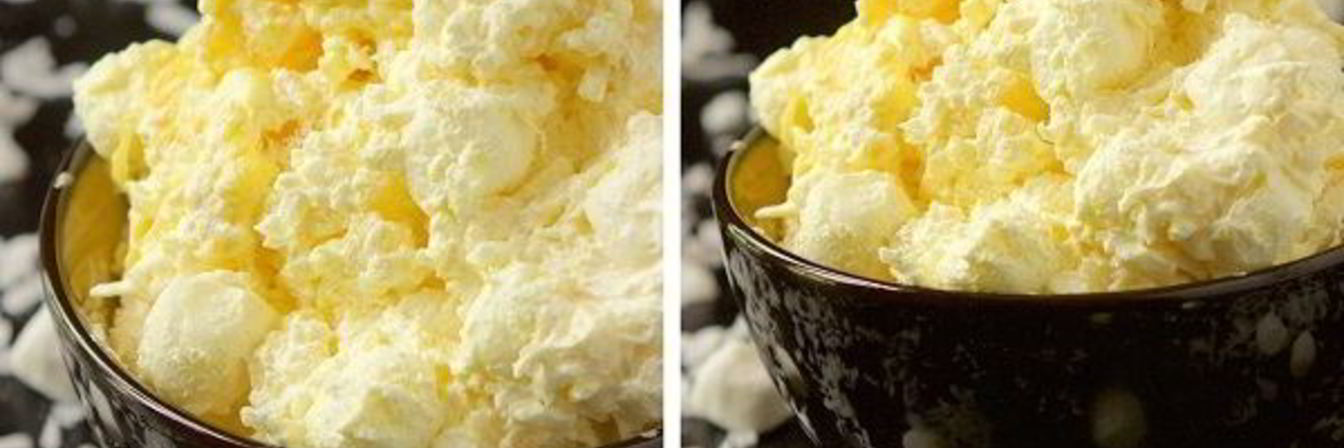 Воздушный ананасовый десерт