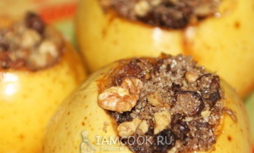 Рецепт яблок запеченных в духовке