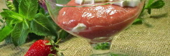 ягодно-творожный десерт