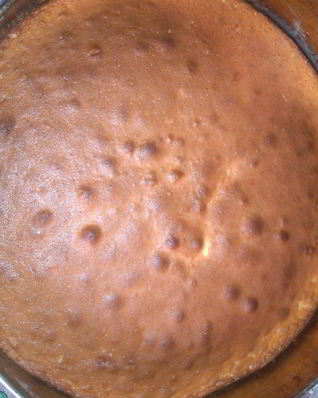 Ягодное желе с нежным коржом