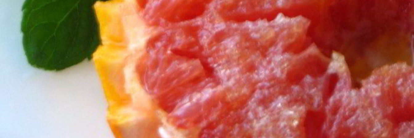 Запеченный грейпфрут