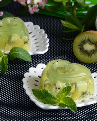 Желе из киви