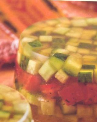 Желе овощное