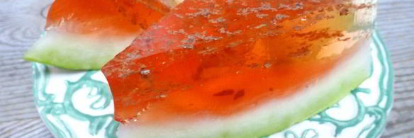 желе в арбузе