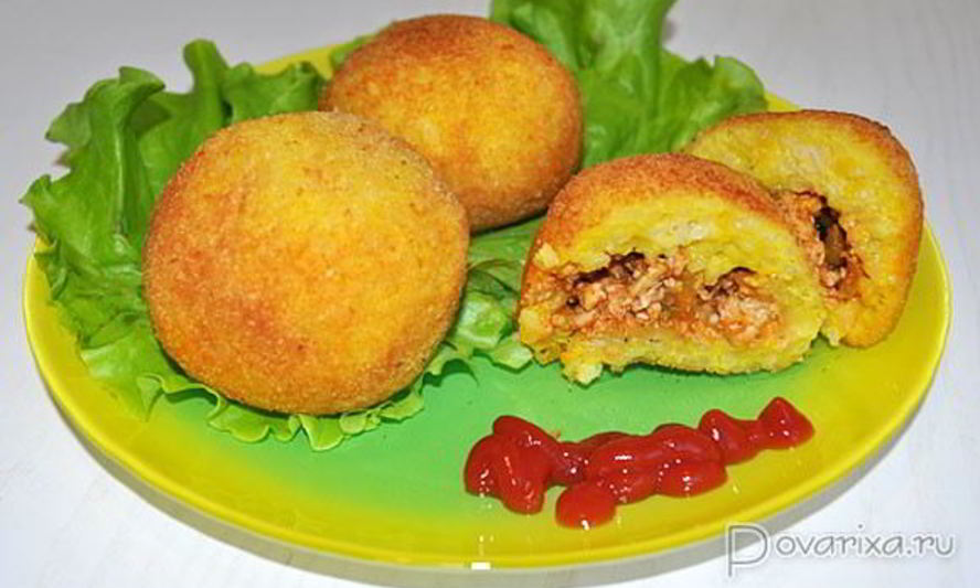 Рецепт аранчинь с мясным фаршем