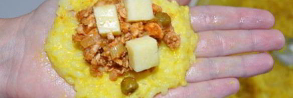 аранчини с мясным фаршем