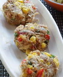 Биточки из крабового мяса