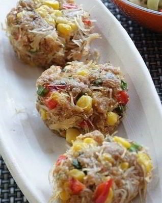 Биточки из крабового мяса