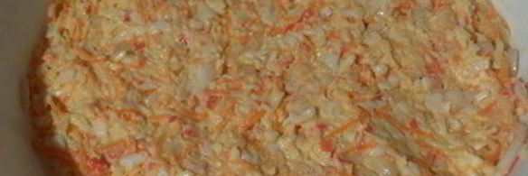 биточки из крабовых палочек