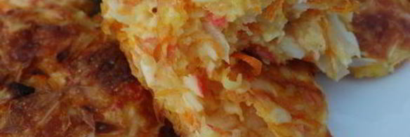 биточки из крабовых палочек