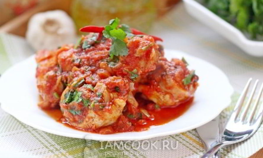 Рецепт чахохбили из курицы в мультиварке