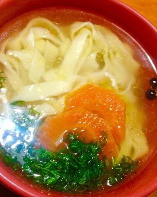 Домашняя лапша на желтках