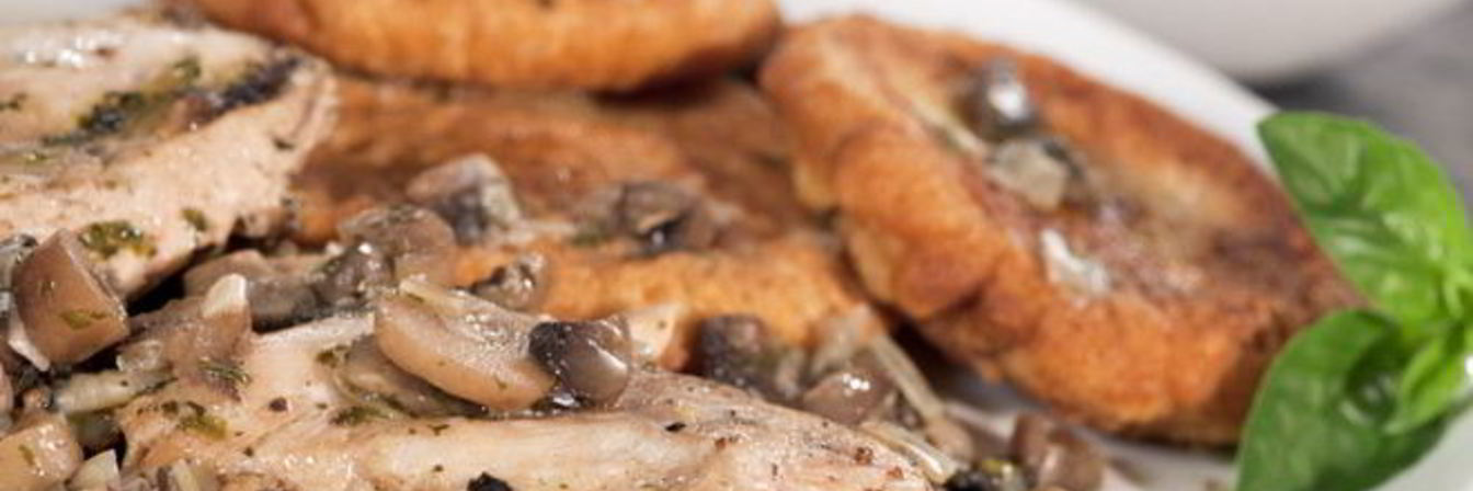 Драники с грибами