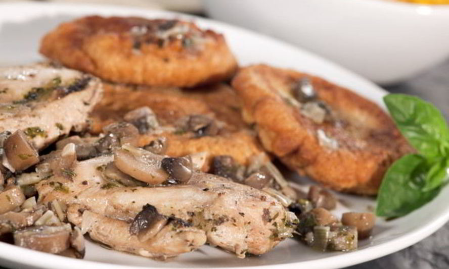 Рецепт драников с грибами